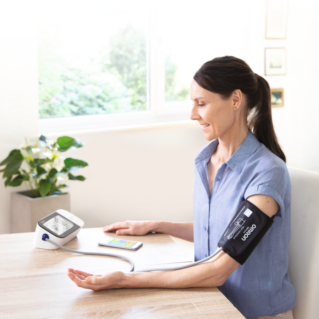 How to Put on the Omron® ComFit™ Cuff
