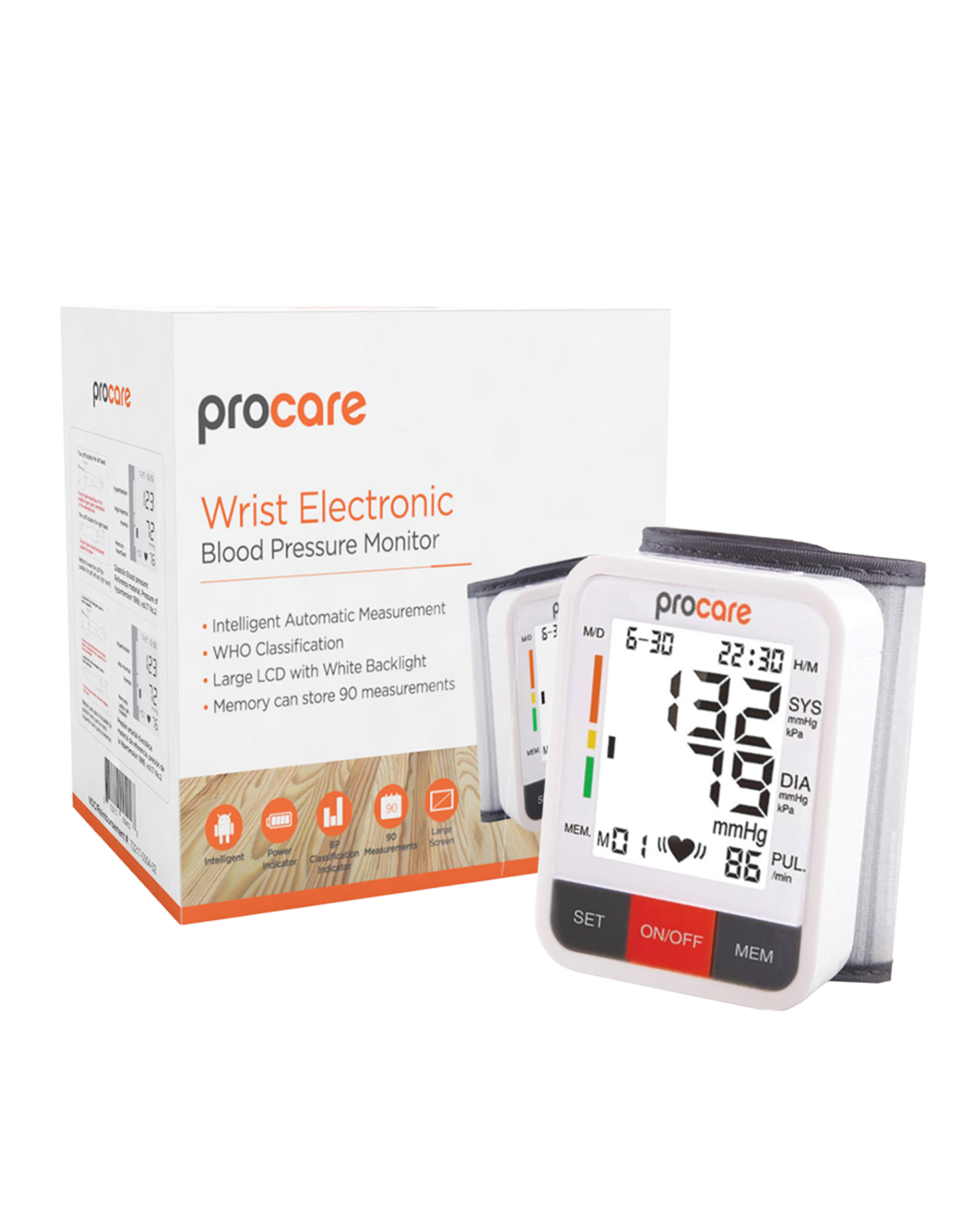 Procare Wrist Blood Pressure Monitor (240389)