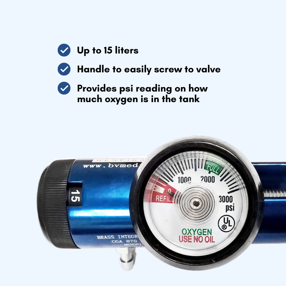 BV Medical Mini Regulator (0-15 Liters)
