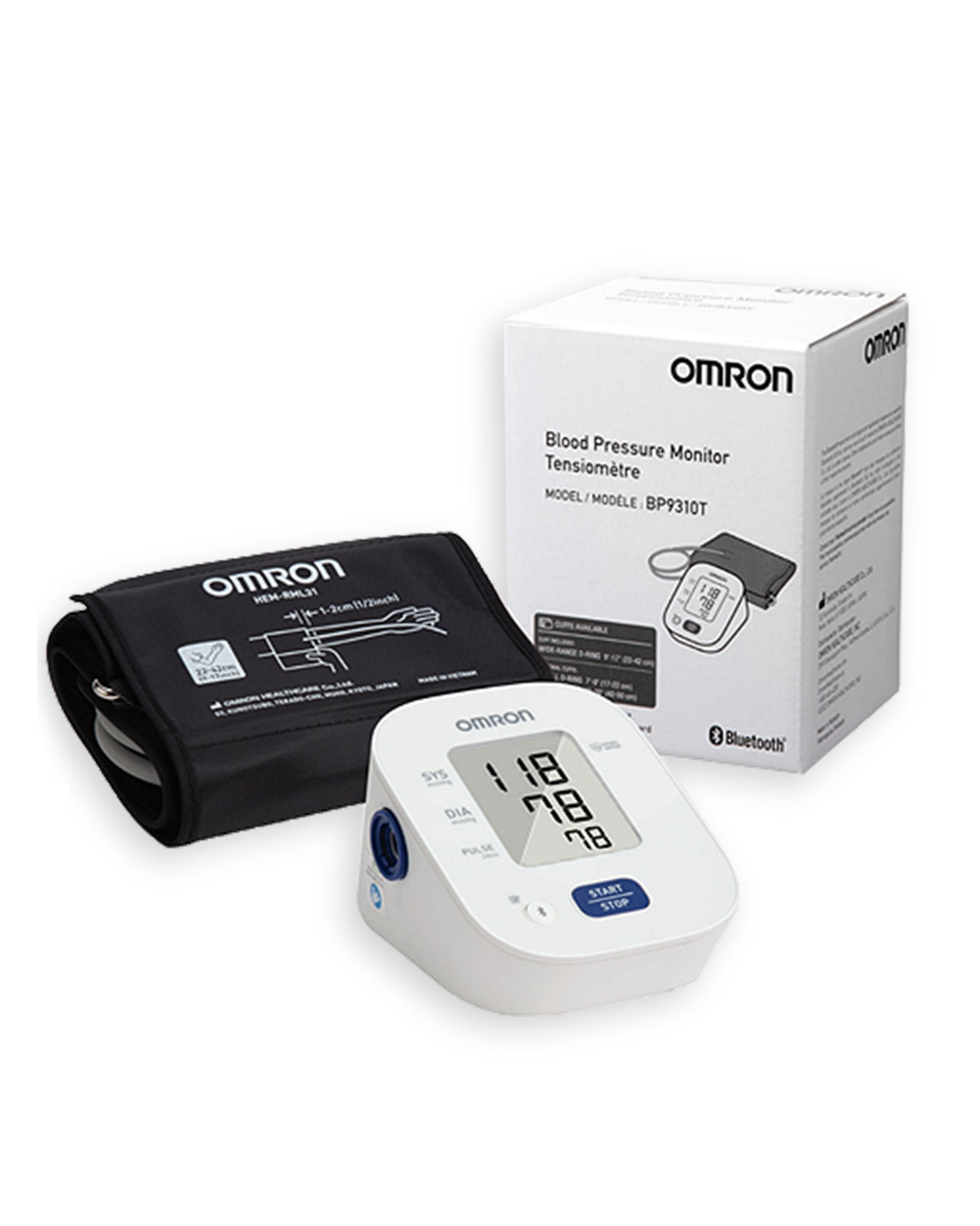 Omron 5 Series Wireless Upper Arm Blood Pressure Monitor (BP7250)