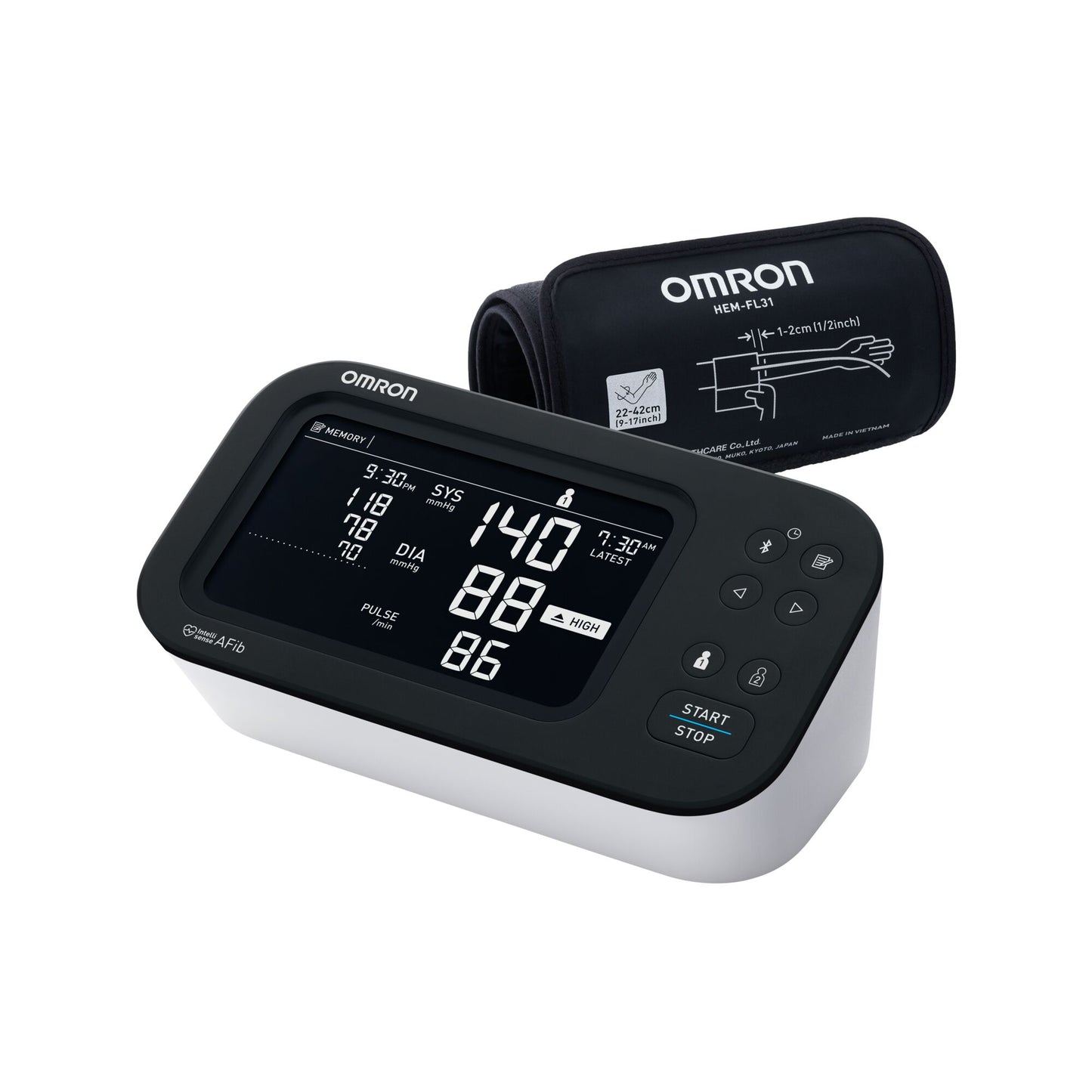 OMRON 10 Series® Upper Arm Blood  Pressure Monitor (BP7465)