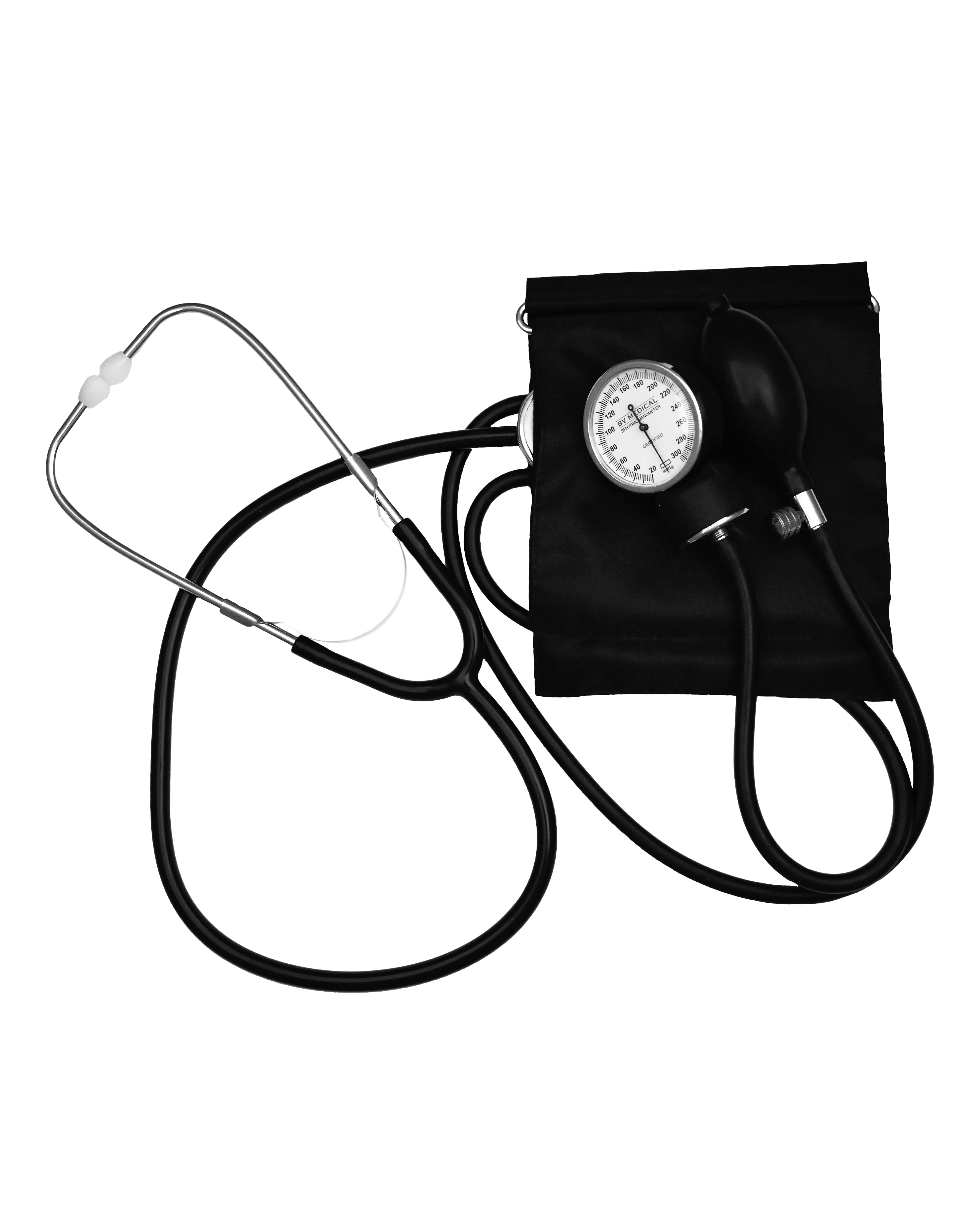 Premium Photo  Apparatus for taking blood pressure on white