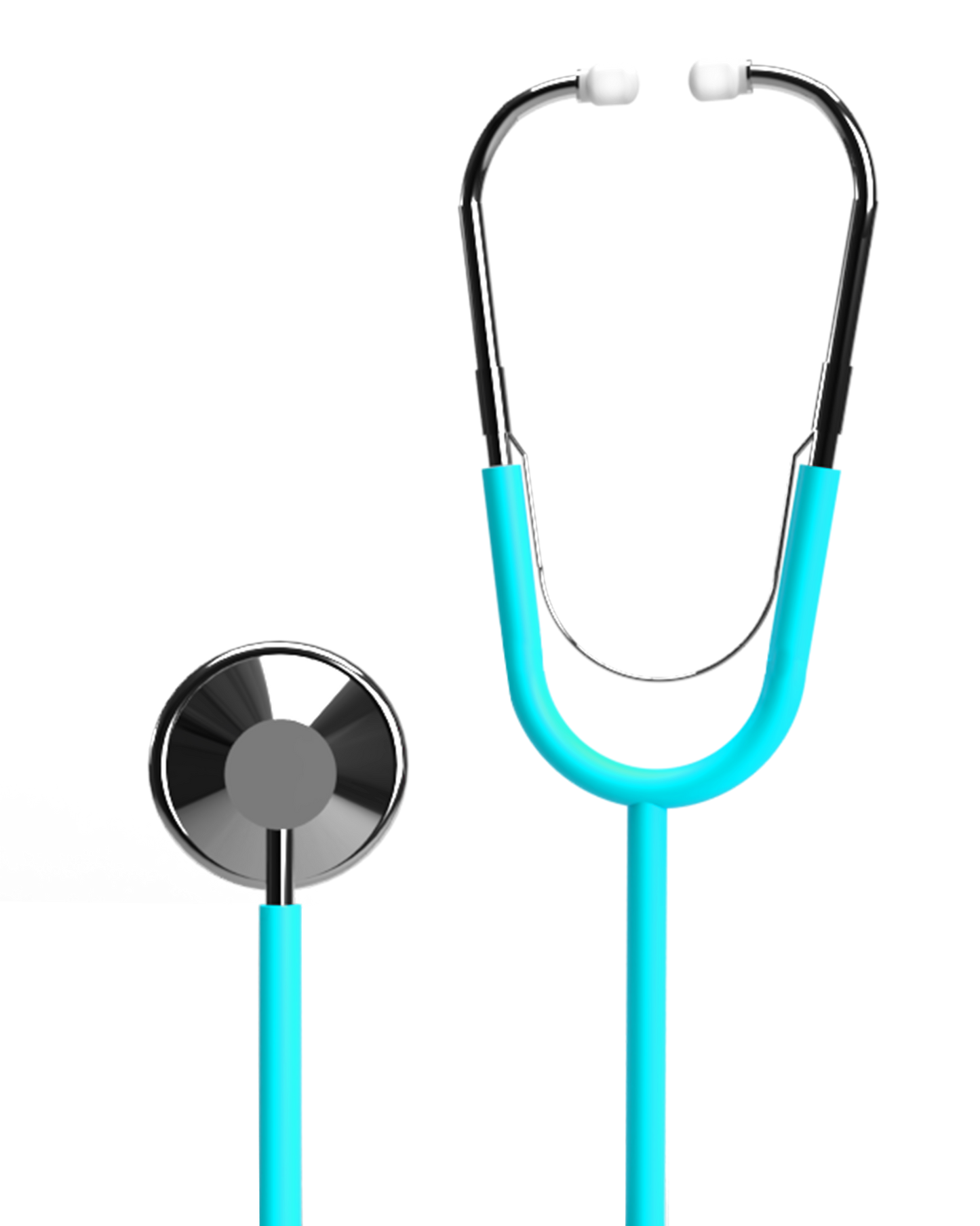 BV Medical Single-Head Nurse Stethoscope Aqua
