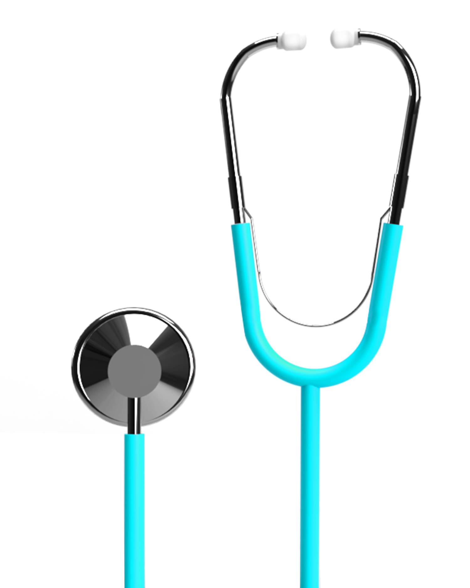 BV Medical Single-Head Nurse Stethoscope Aqua