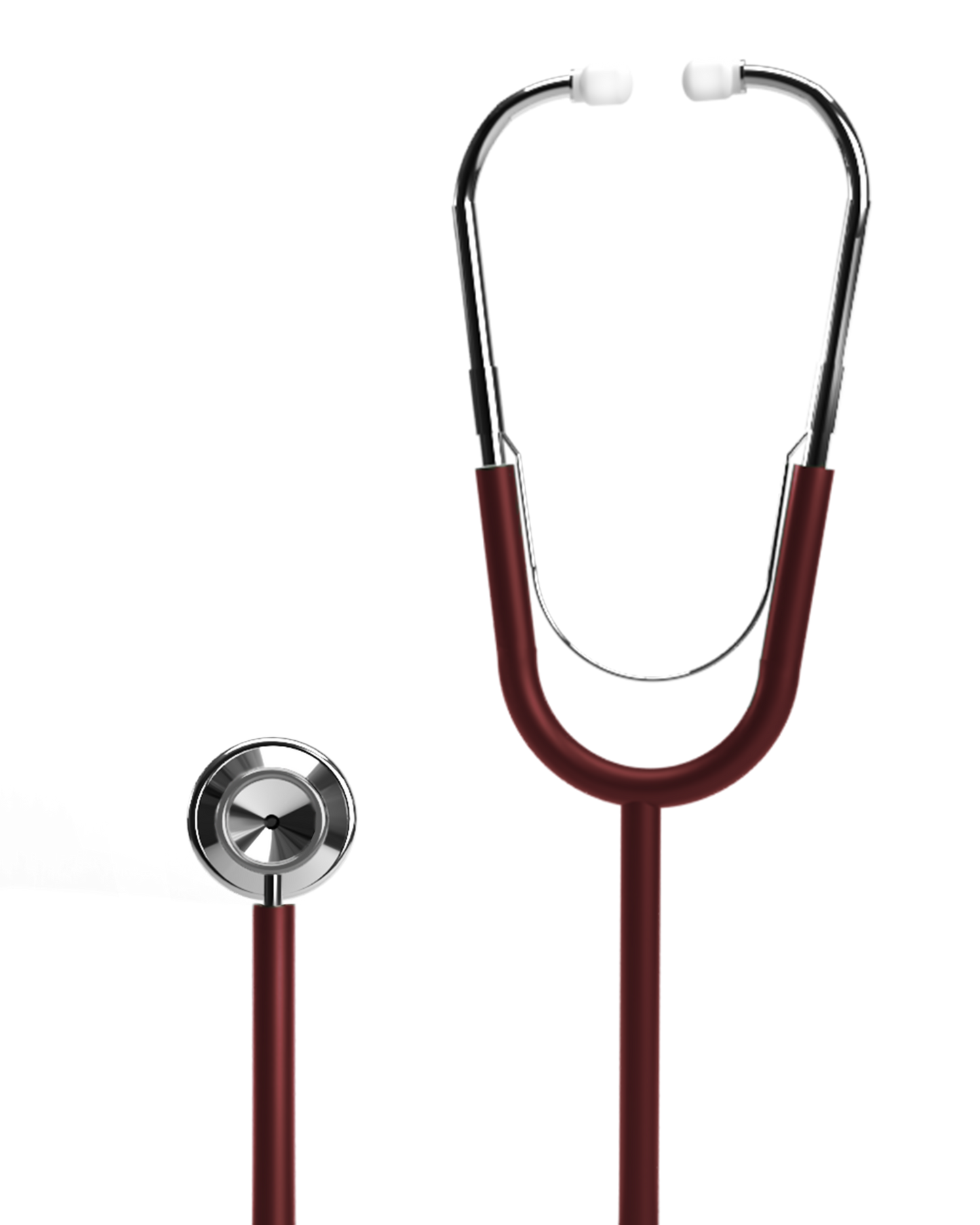 BV Medical Professional Series Pediatric Dual-Head Stethoscope Burgundy