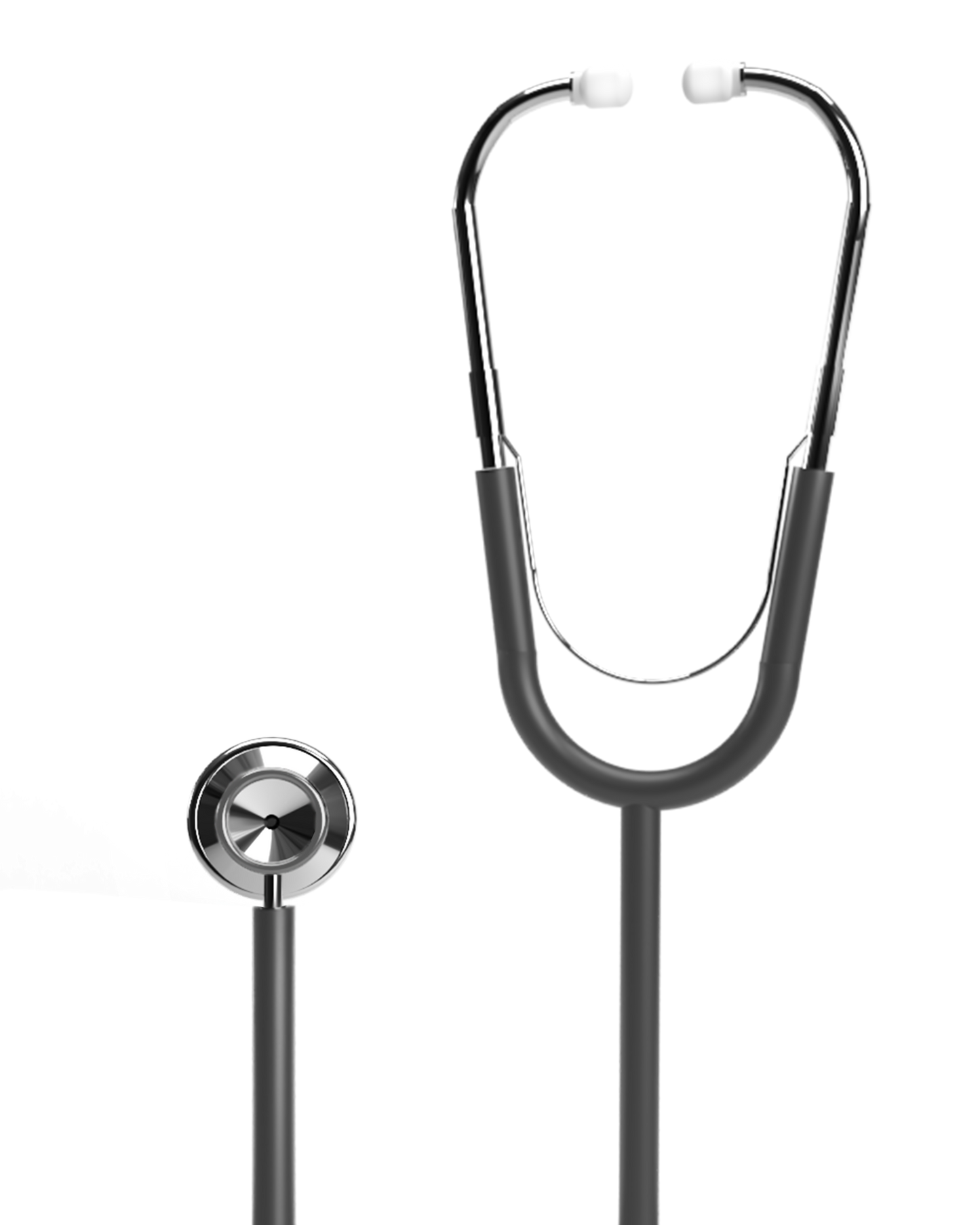 BV Medical Professional Series Pediatric Dual-Head Stethoscope Gray