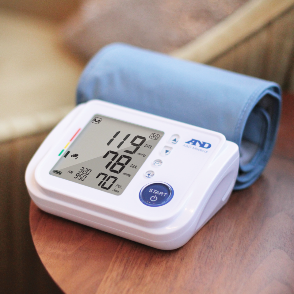 A&D Medical Premium Blood Pressure Monitor with Verbal Assistance (UA-1030T)