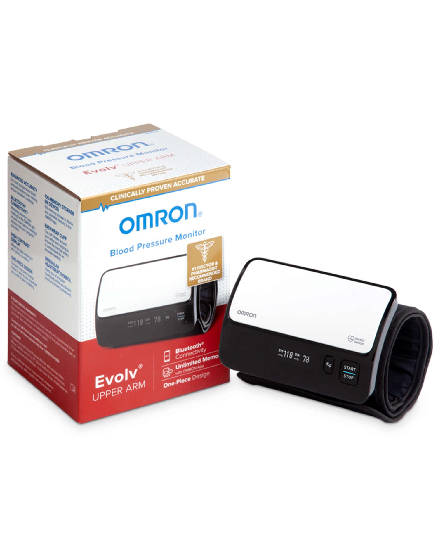 OMRON Evolv® Wireless Upper Arm Blood Pressure Monitor (BP7000) – BV Medical