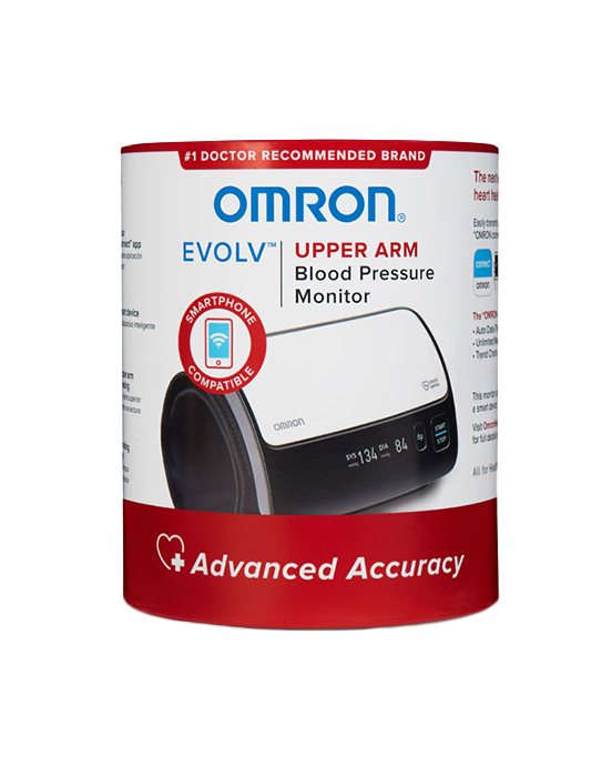 OMRON Evolv® Wireless Upper Arm Blood Pressure Monitor (BP7000)