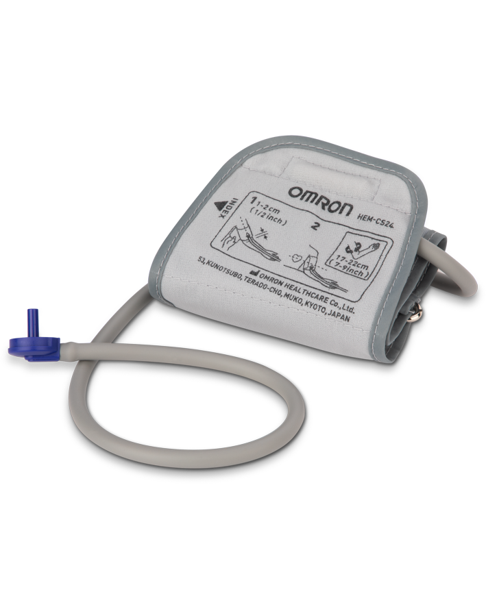 Omron BP7100 3 Series Upper Arm Blood Pressure Monitor & CD-WR17  Advanced-Accuracy Series Wide-Range D-Ring Cuff 