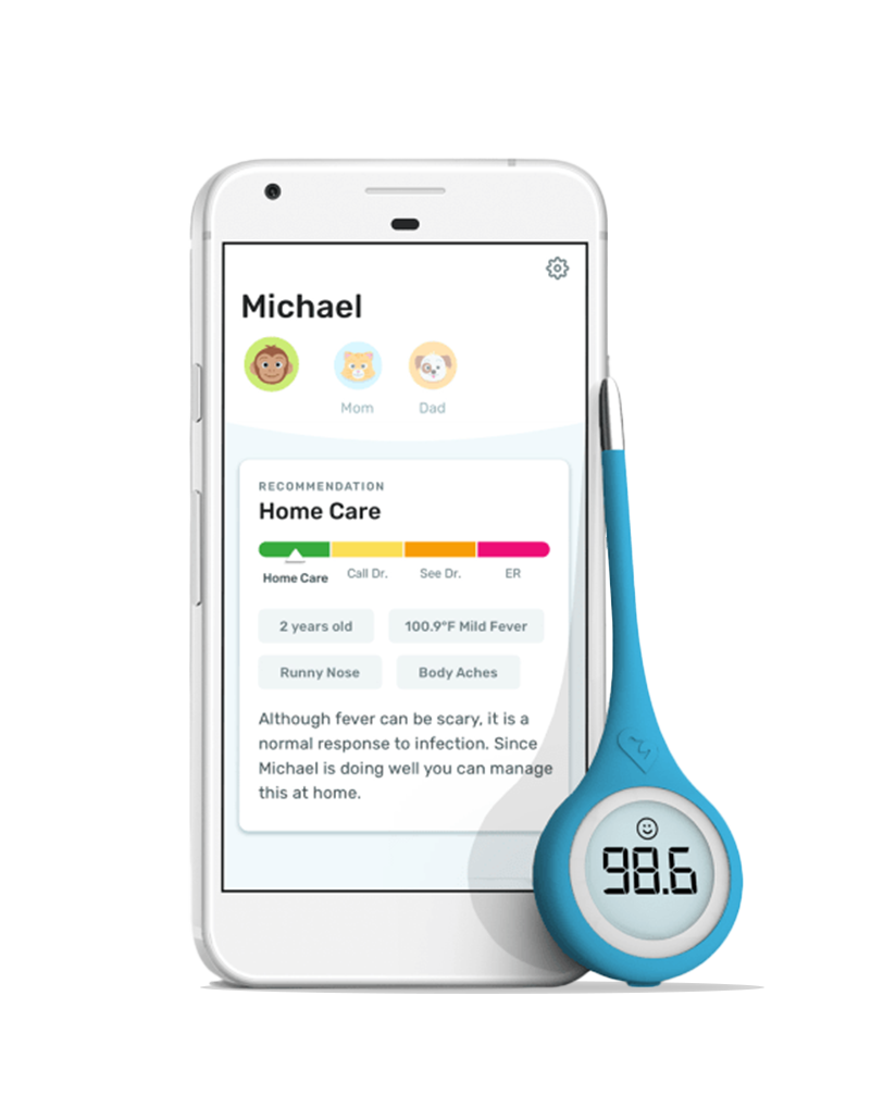 Kinsa quickcare smart digital deals thermometer for all ages