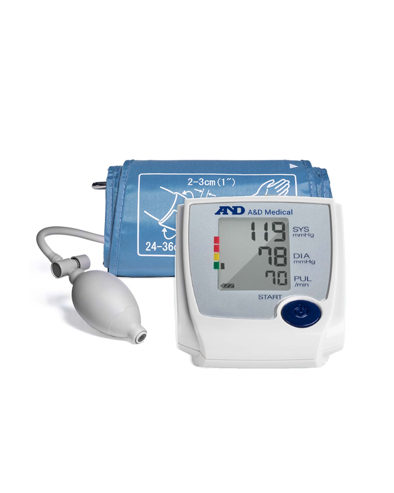 A&D Manual Inflate Blood Pressure Monitor with Medium Cuff (UA-705V)