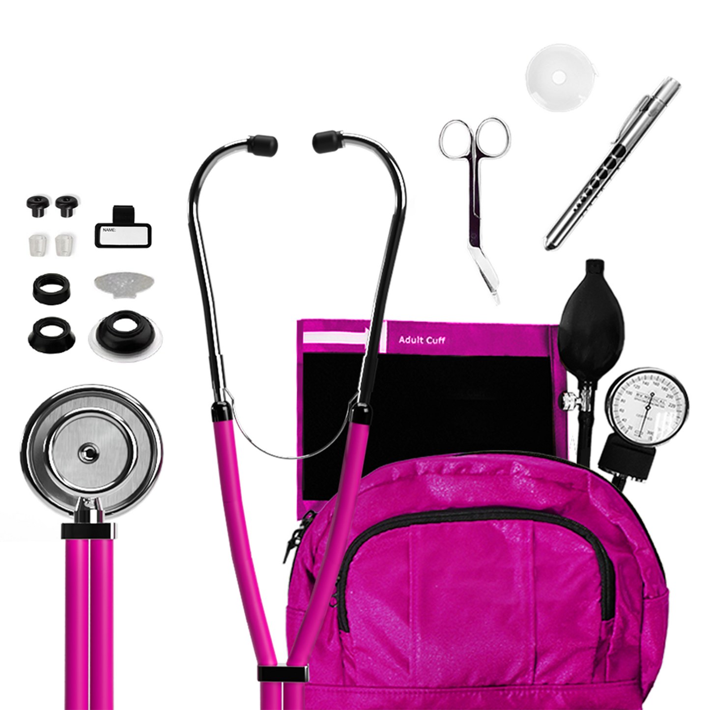 BV Medical Latex Combo Kit with Fanny Pack Magenta