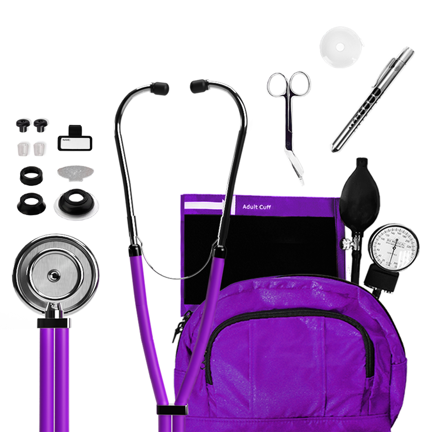 BV Medical Latex Combo Kit with Fanny Pack Purple