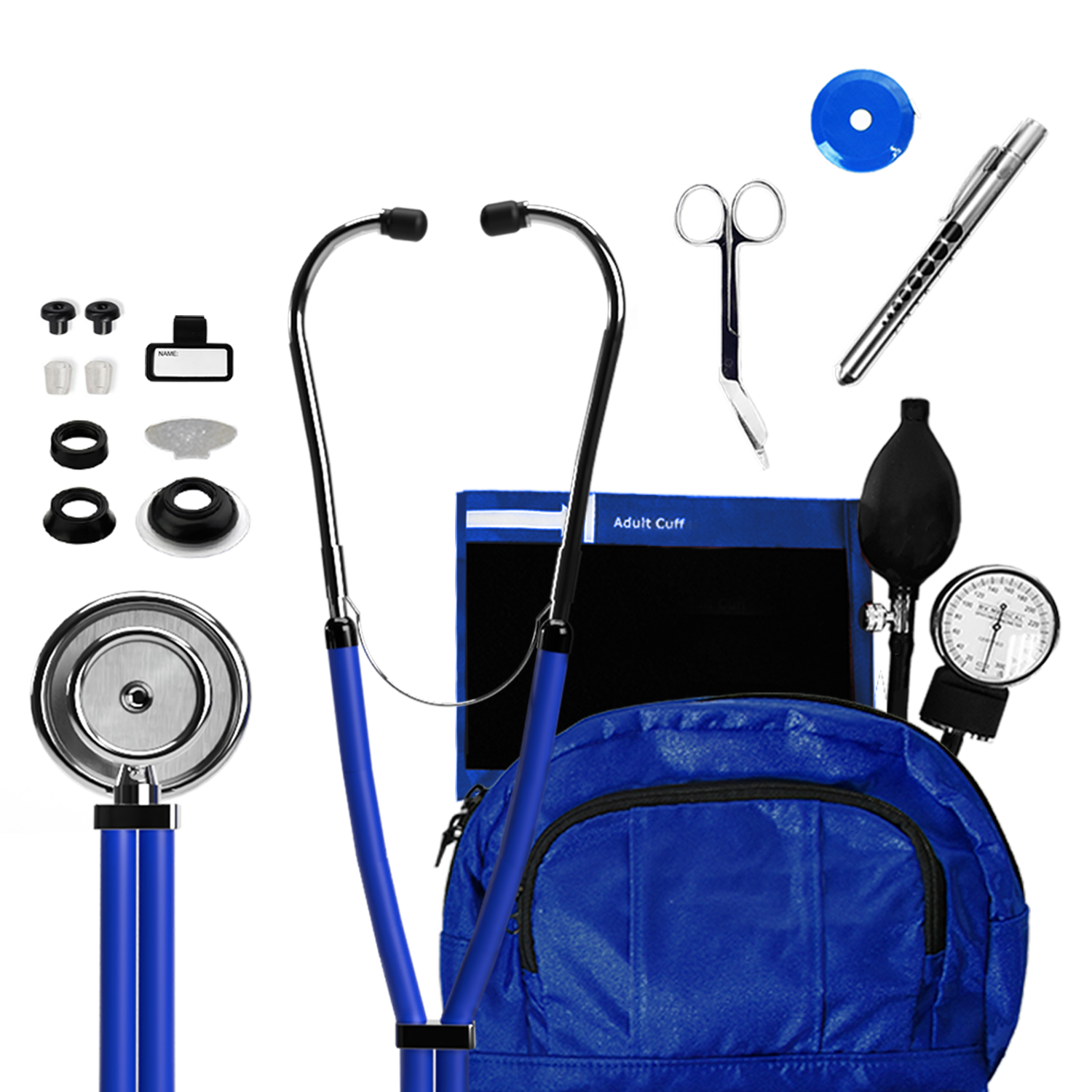 BV Medical Latex Combo Kit with Fanny Pack Royal Blue
