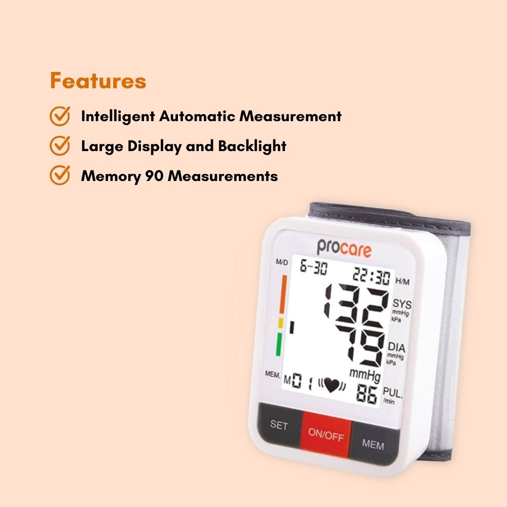 Procare Wrist Blood Pressure Monitor (240389)