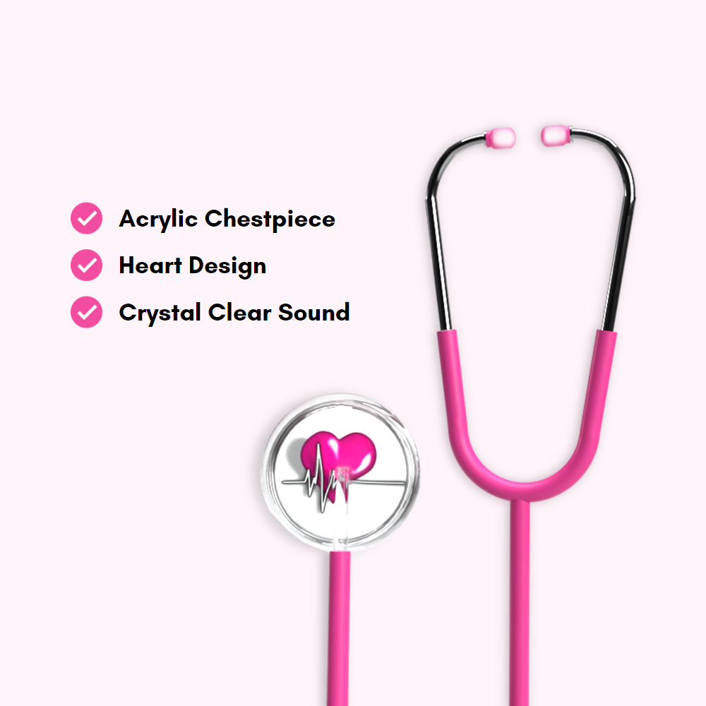 BV Medical Pink Heart Gemscope