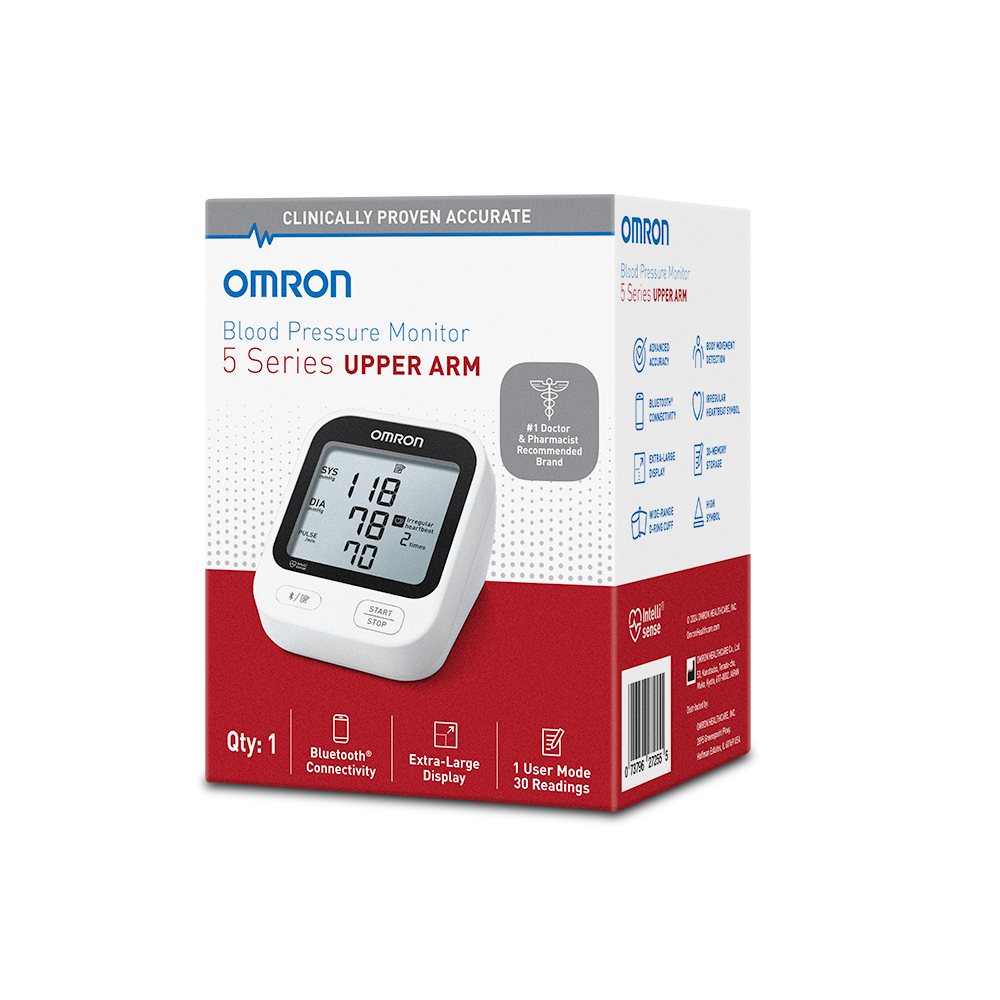 OMRON 5 Series® Upper Arm Blood Pressure Monitor (BP7255)