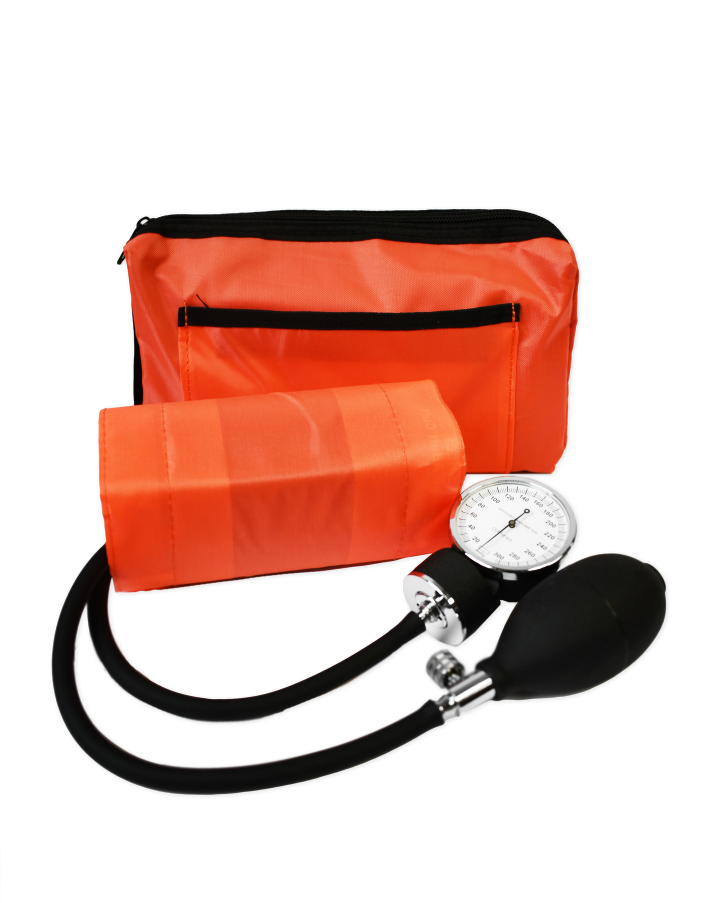 Orange Aneroid Sphygmomanometer