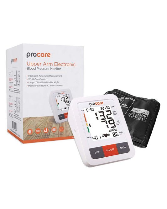 Procare Upper Arm Blood Pressure Monitor with Wide Range Cuff (240388)