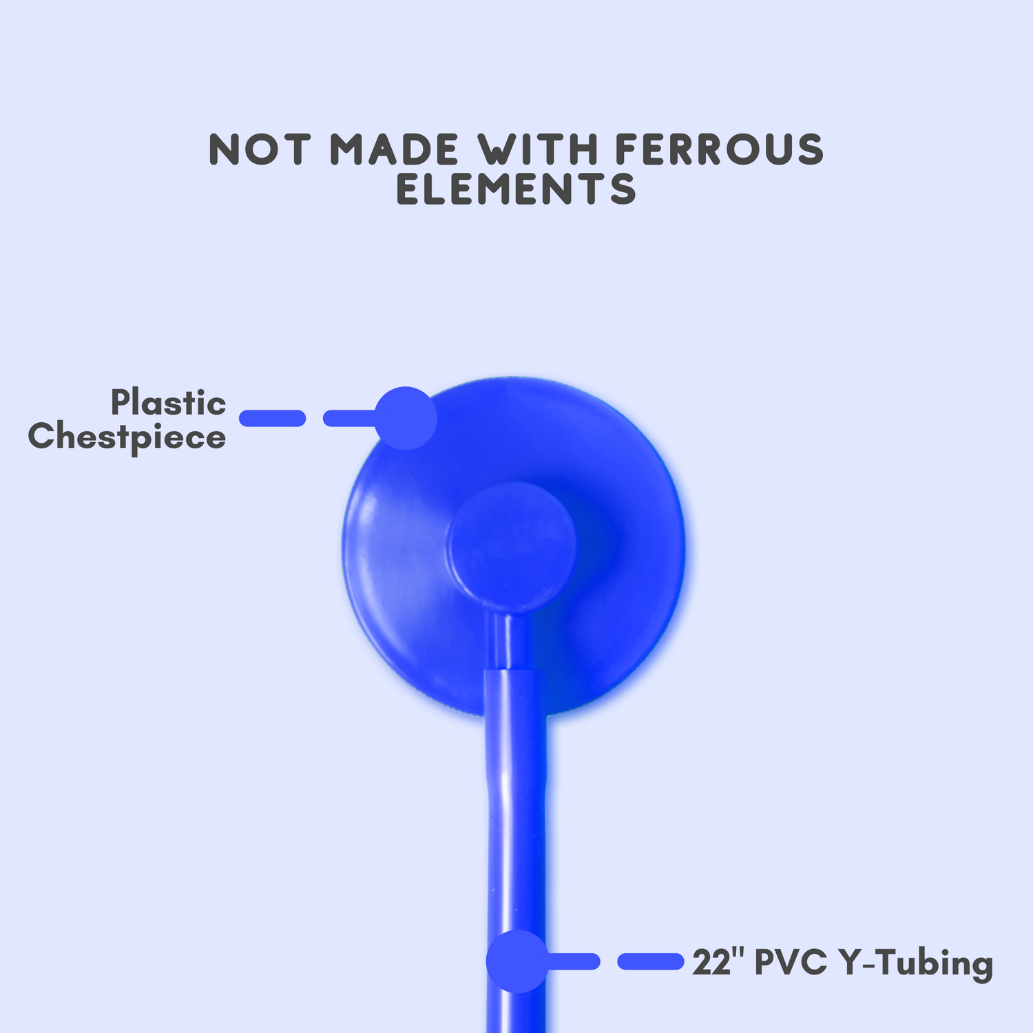 Blue Single Patient Use/Disposable Stethoscope
