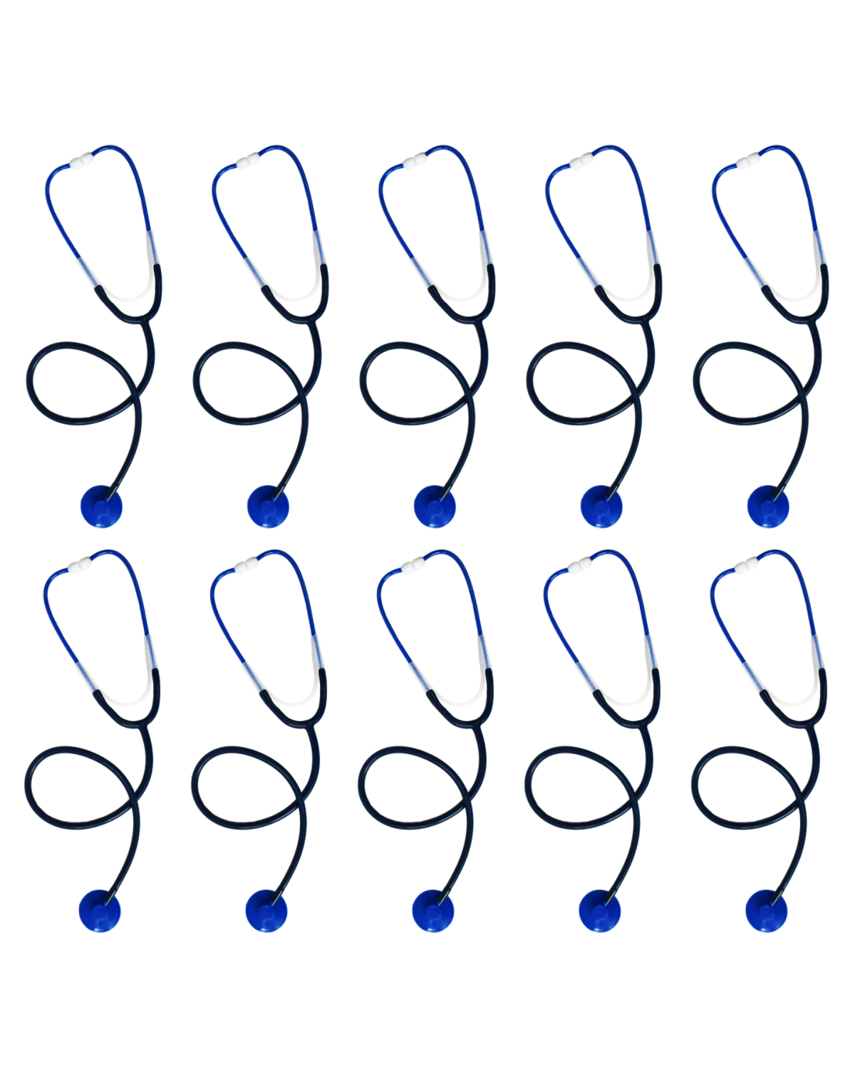 BV Medical Blue Single Patient Use/Disposable Stethoscope 10 Pack
