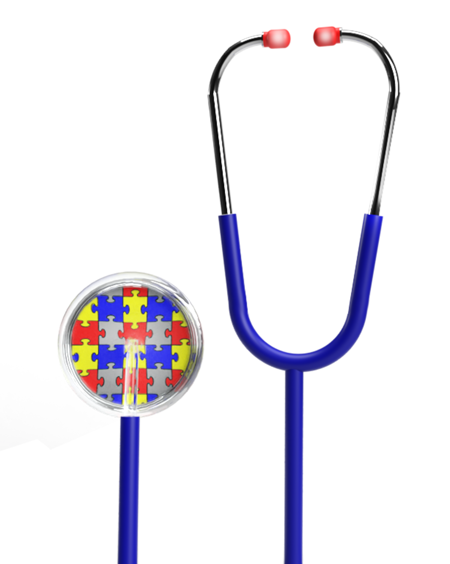 BV Medical Autism Awareness Blue Gemscope