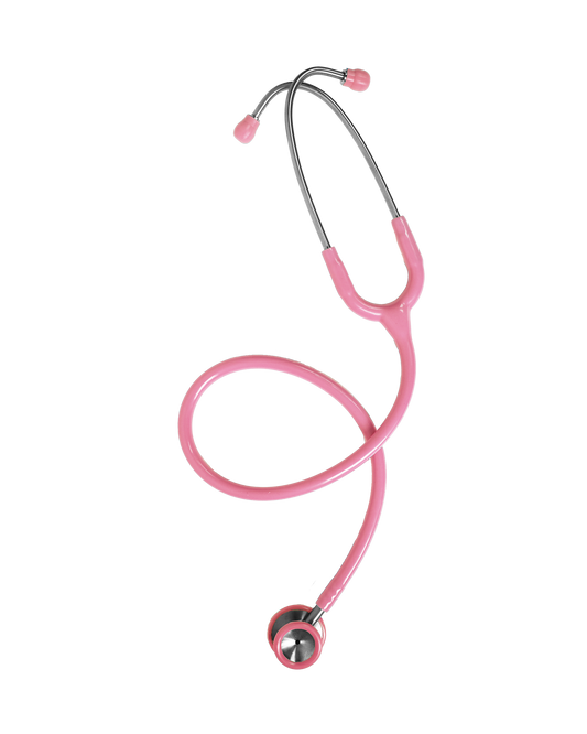 BV Medical Pediatric Stainless Steel Stethoscope Pink