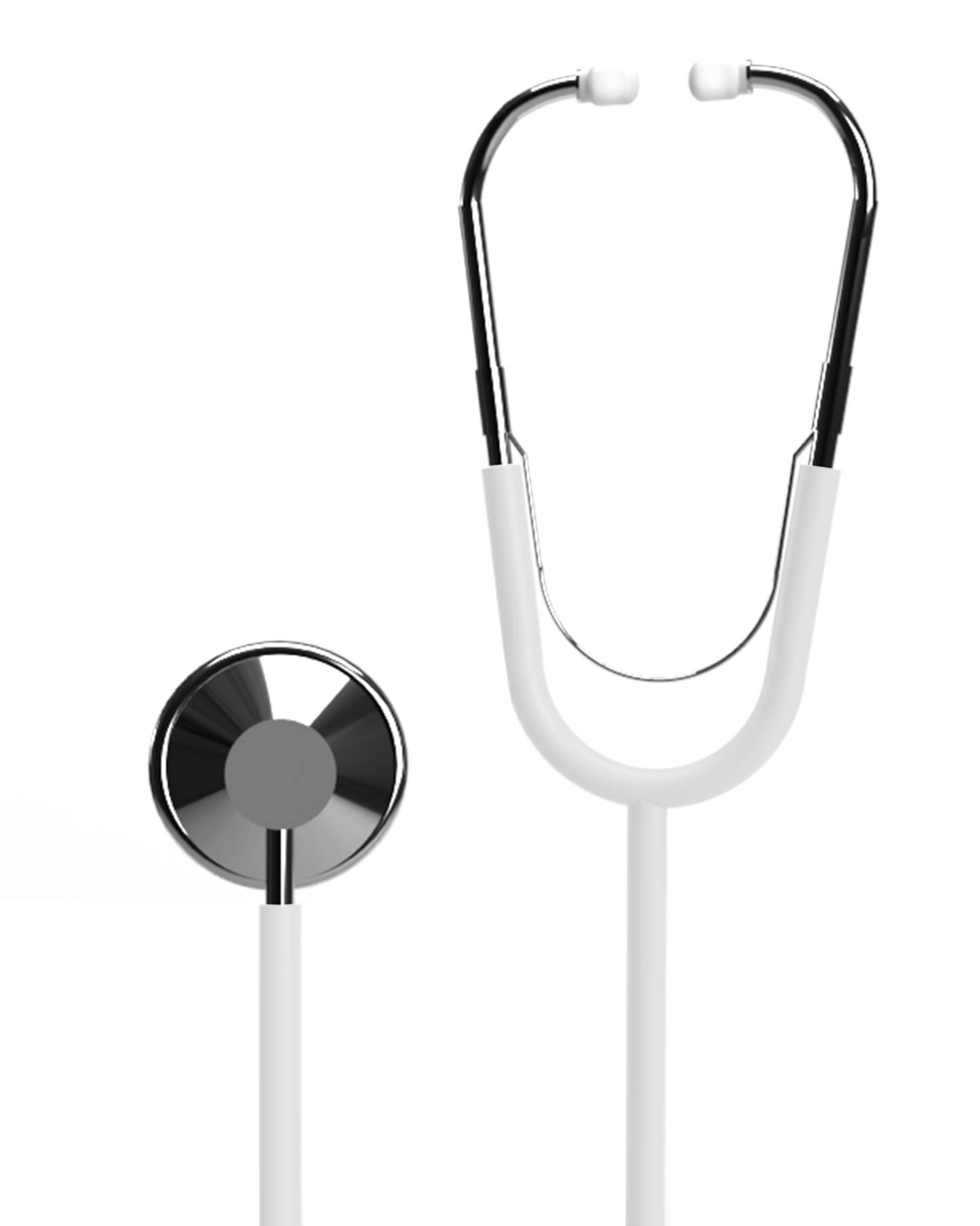 BV Medical Single-Head Nurse Stethoscope White