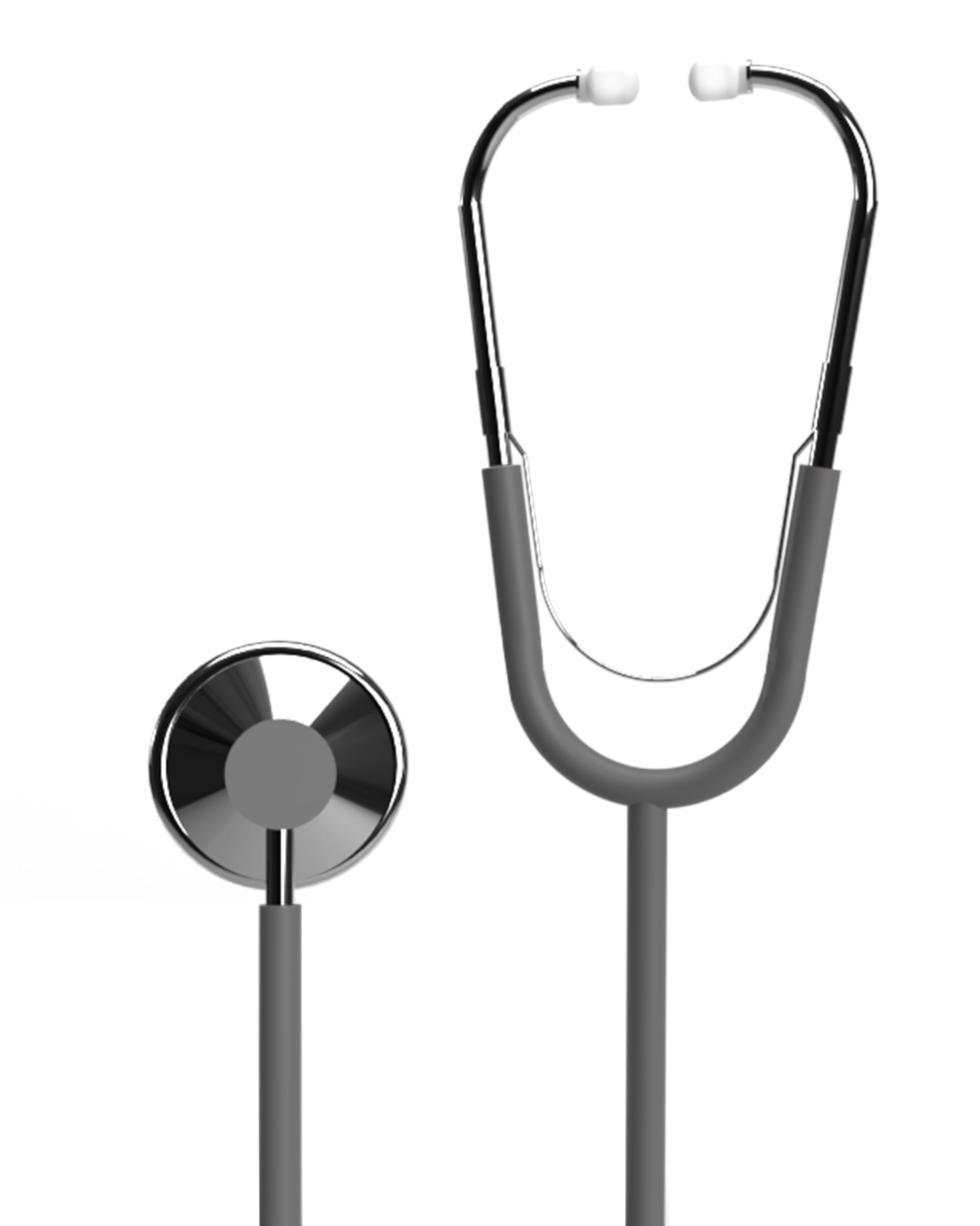 BV Medical Single-Head Nurse Stethoscope Gray