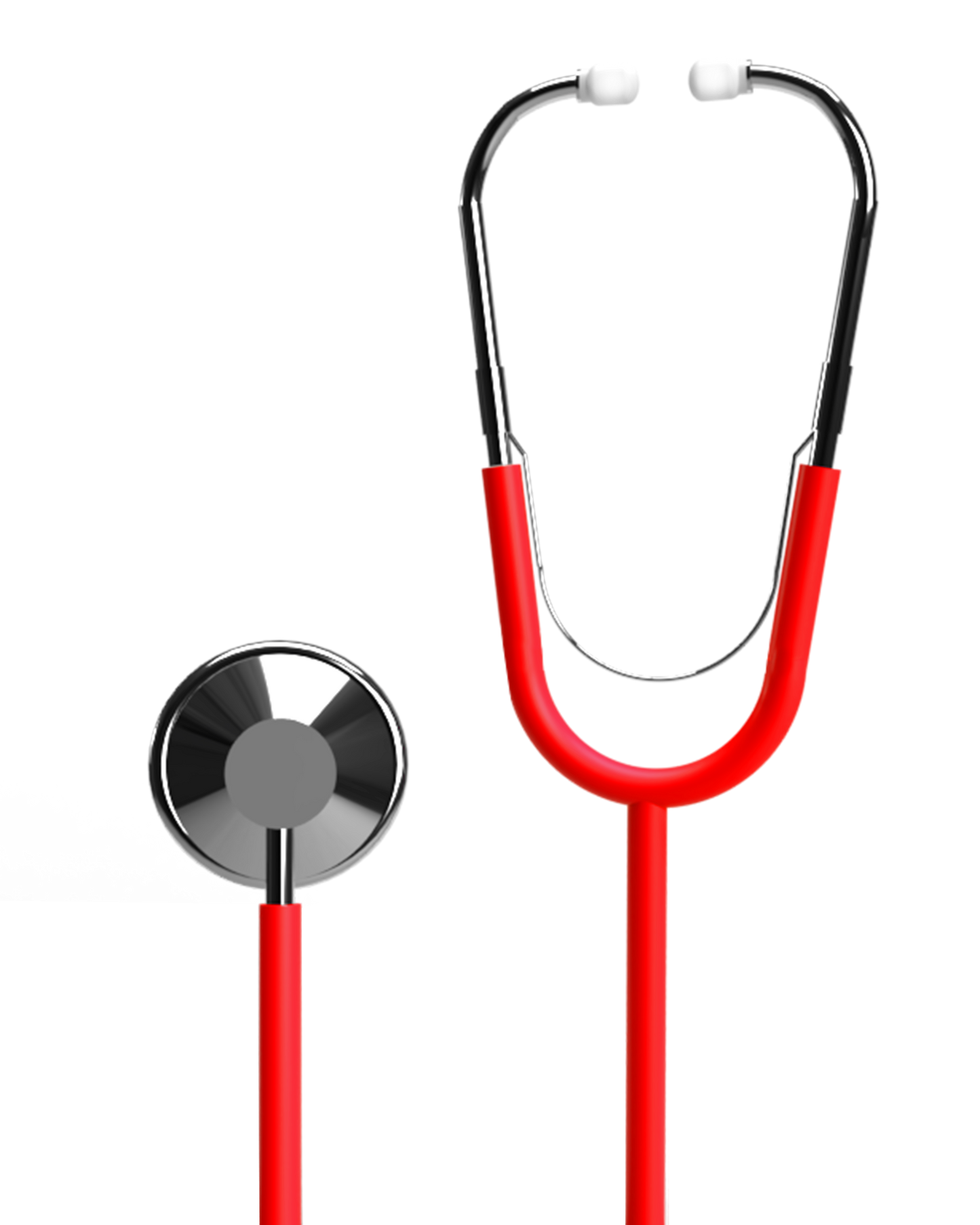 BV Medical Single-Head Nurse Stethoscope Red