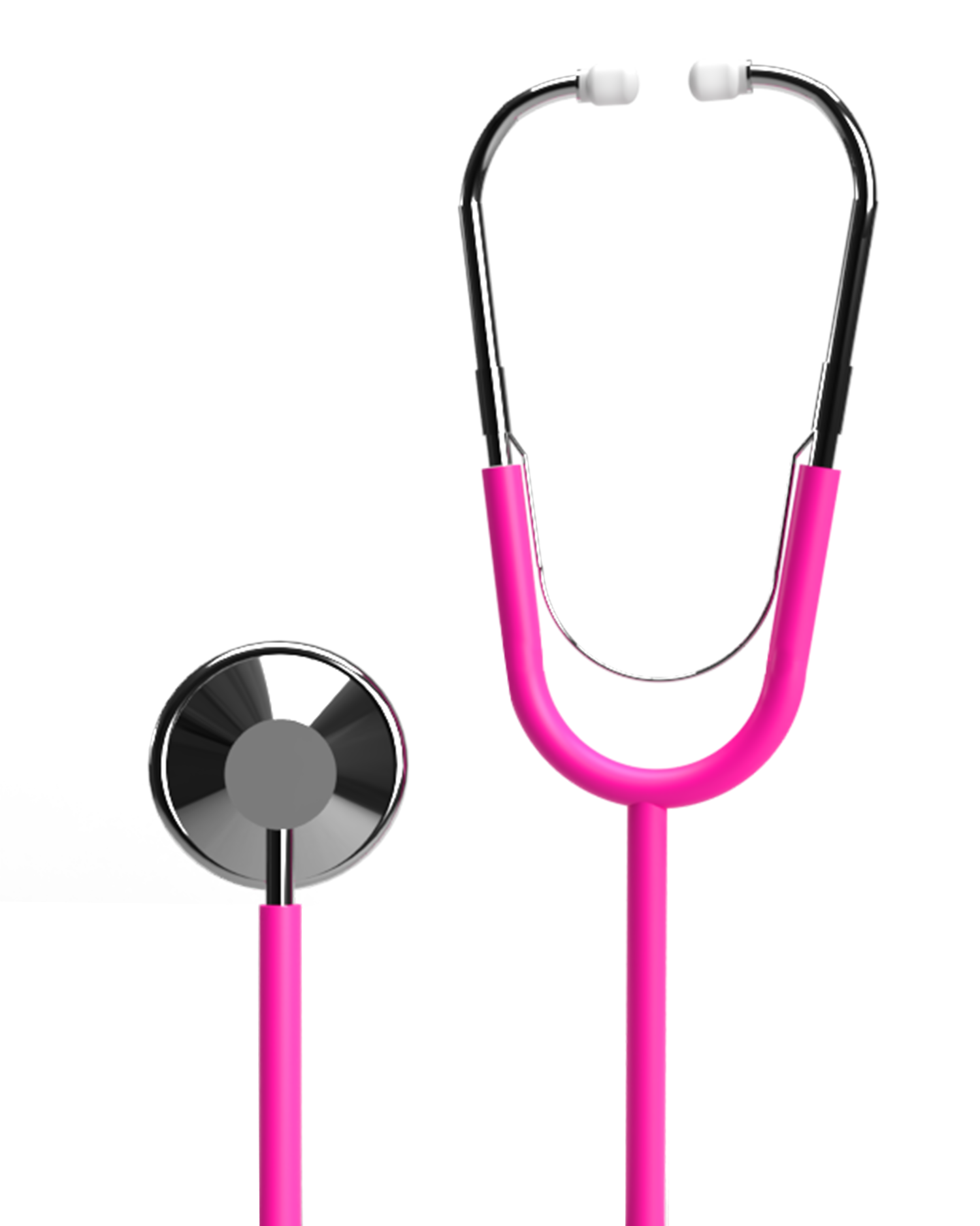 BV Medical Single-Head Nurse Stethoscope Neon Pink