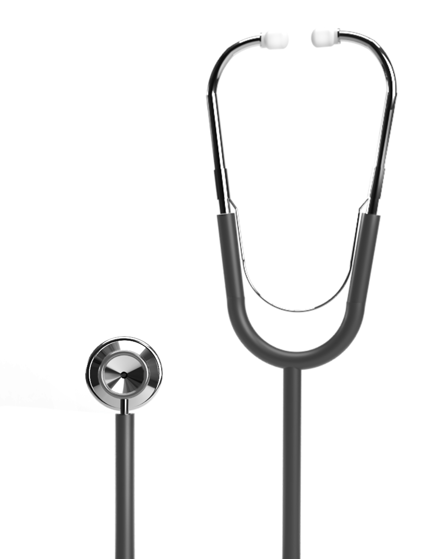 BV Medical Professional Series Pediatric Dual-Head Stethoscope Gray