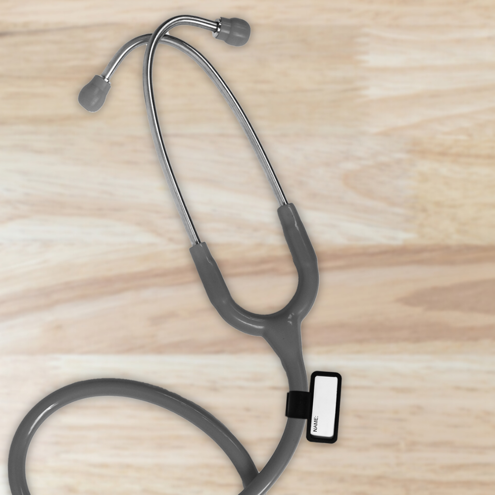 Id tag for top stethoscope