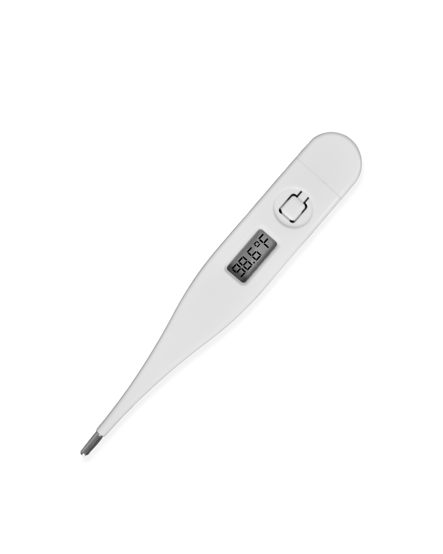 BV Medical Digital Thermometer Rigid Tip 10sec. w/100 Probe Covers Pack
