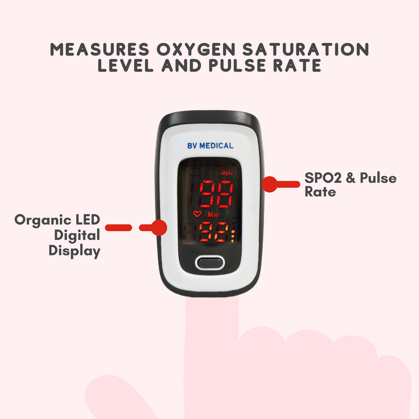 BV Medical® Basic Pulse Oximeter