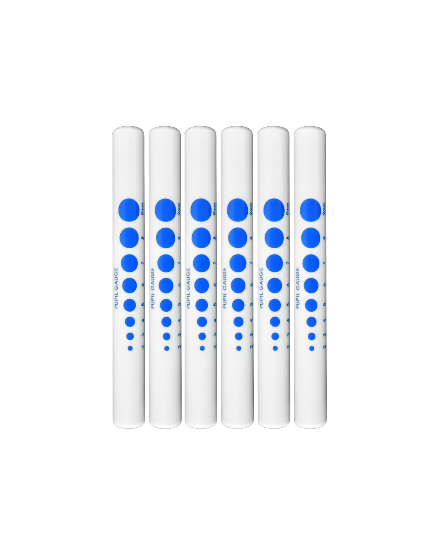 White Penlights with Pupil Gauge - Pack of 6