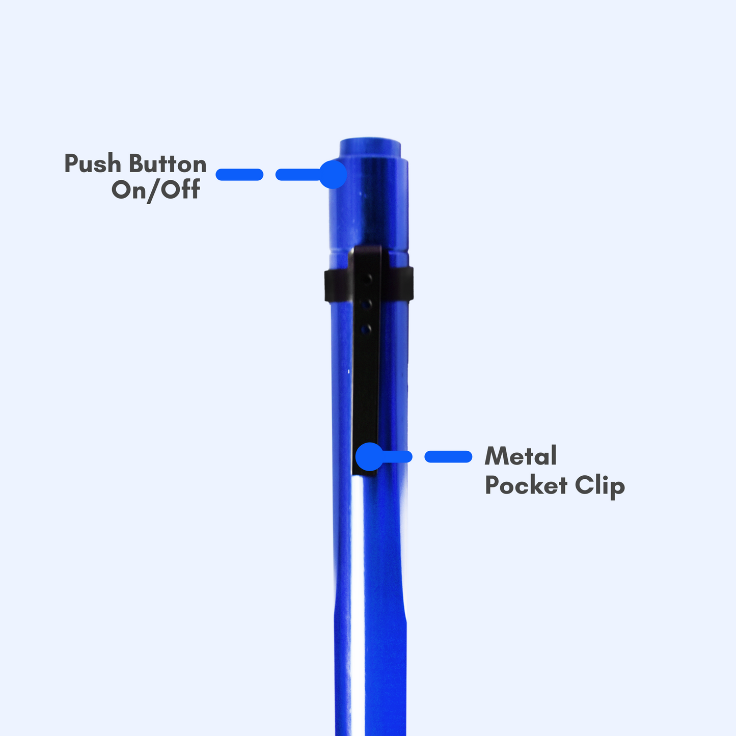 BV Medical LED Penlight Cobalt Blue