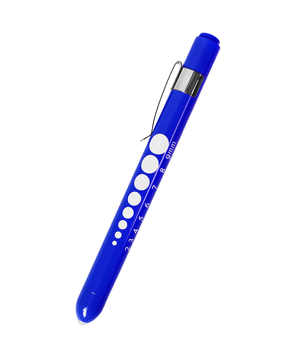 LED Penlight Pen Light Torch with Pupil Gauge Medical Doctor Nurse Emergency