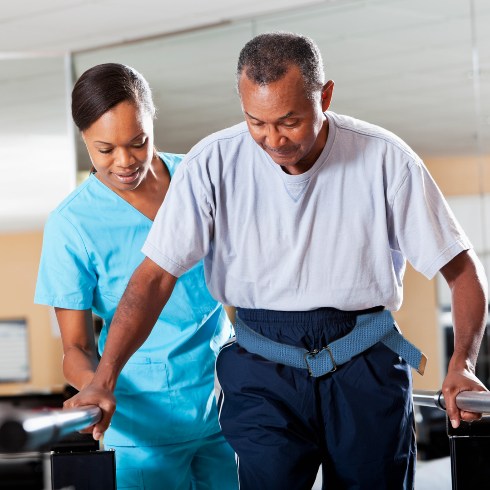 Gait belt sales with metal buckle