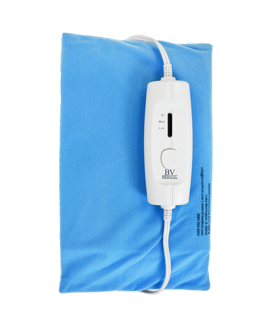 BV Medical 3-Settings Heating Pad with No Auto Shut Off