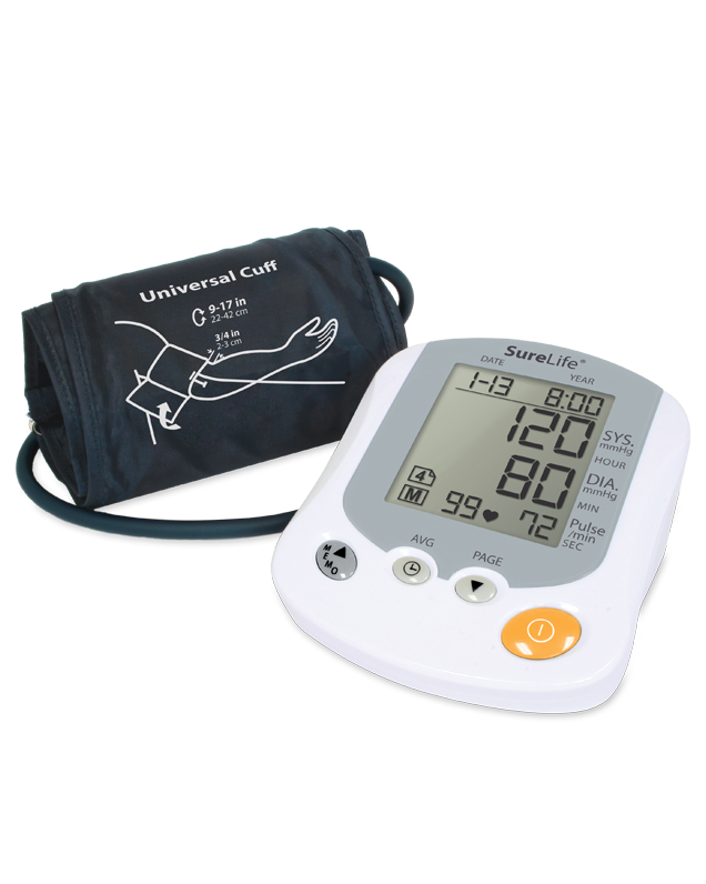 SureLife® Premium Arm Blood Pressure Monitor (Talking)