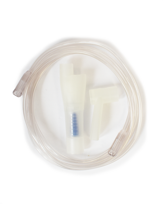 Jet Reusable Nebulizer with Tube and Angled Mouth Piece