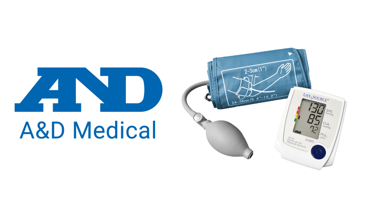 A&D Manual Inflate Blood Pressure Monitor with Medium Cuff (UA-705V ...