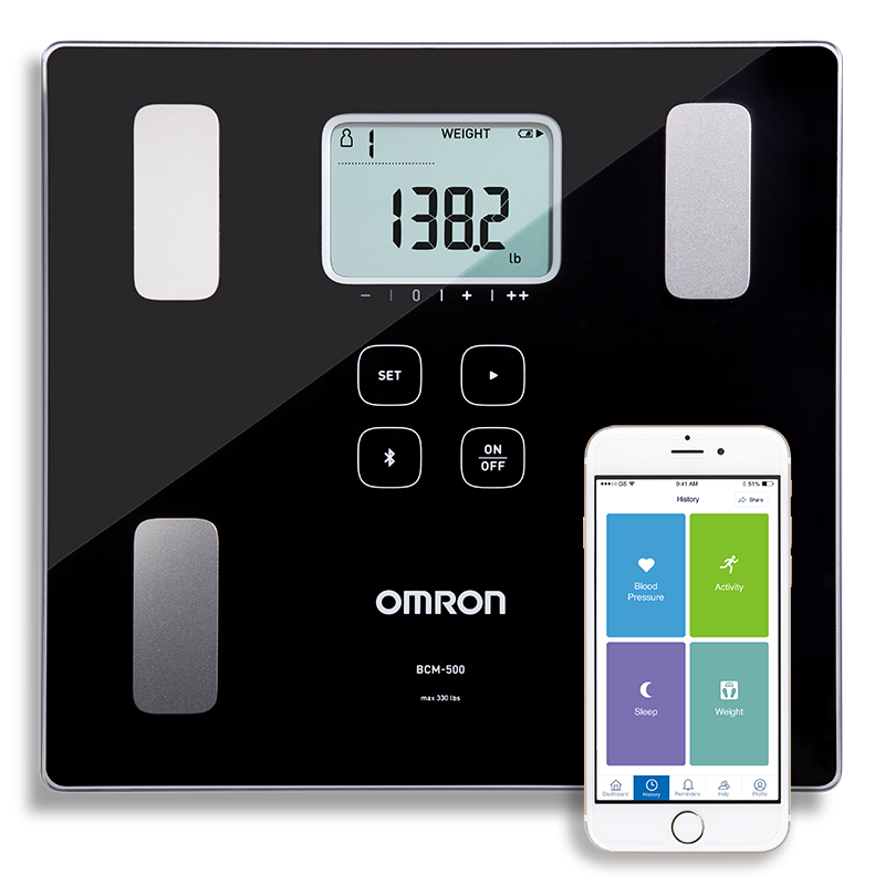 Omron Body Composition Monitor and Scale with Bluetooth Connectivity