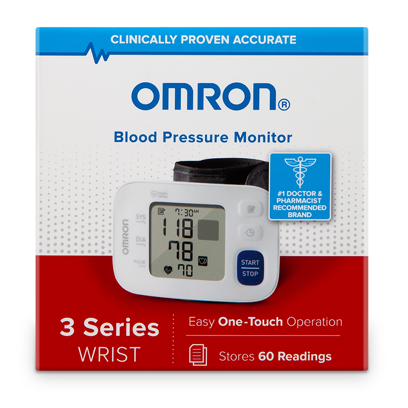 OMRON 3 Series® Wrist Blood Pressure Monitor (BP6100)