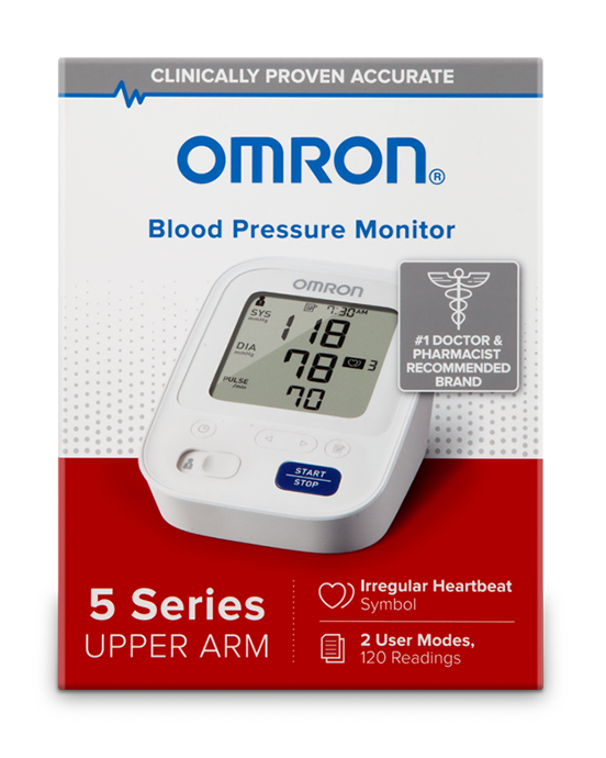OMRON 5 Series Upper Arm Blood Pressure Monitor (BP7200)