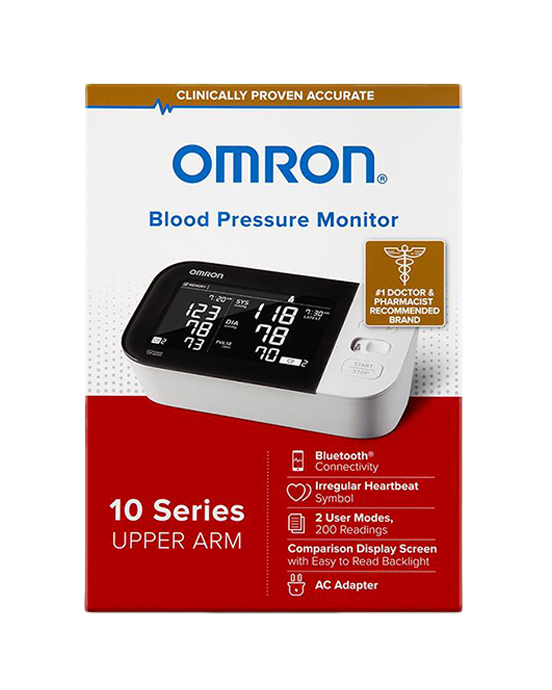 OMRON 10 Series® Wireless Upper Arm Blood Pressure Monitor (BP7450)