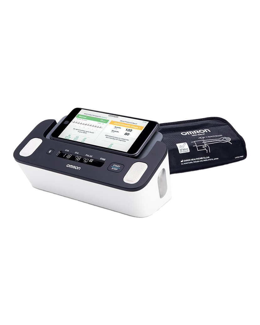Omron Wireless Upper Arm Blood Pressure Monitor + EKG (BP7900)