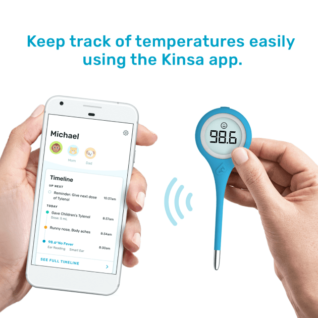 Kinsa Quickcare Thermometer - Smart Digital KSA-110